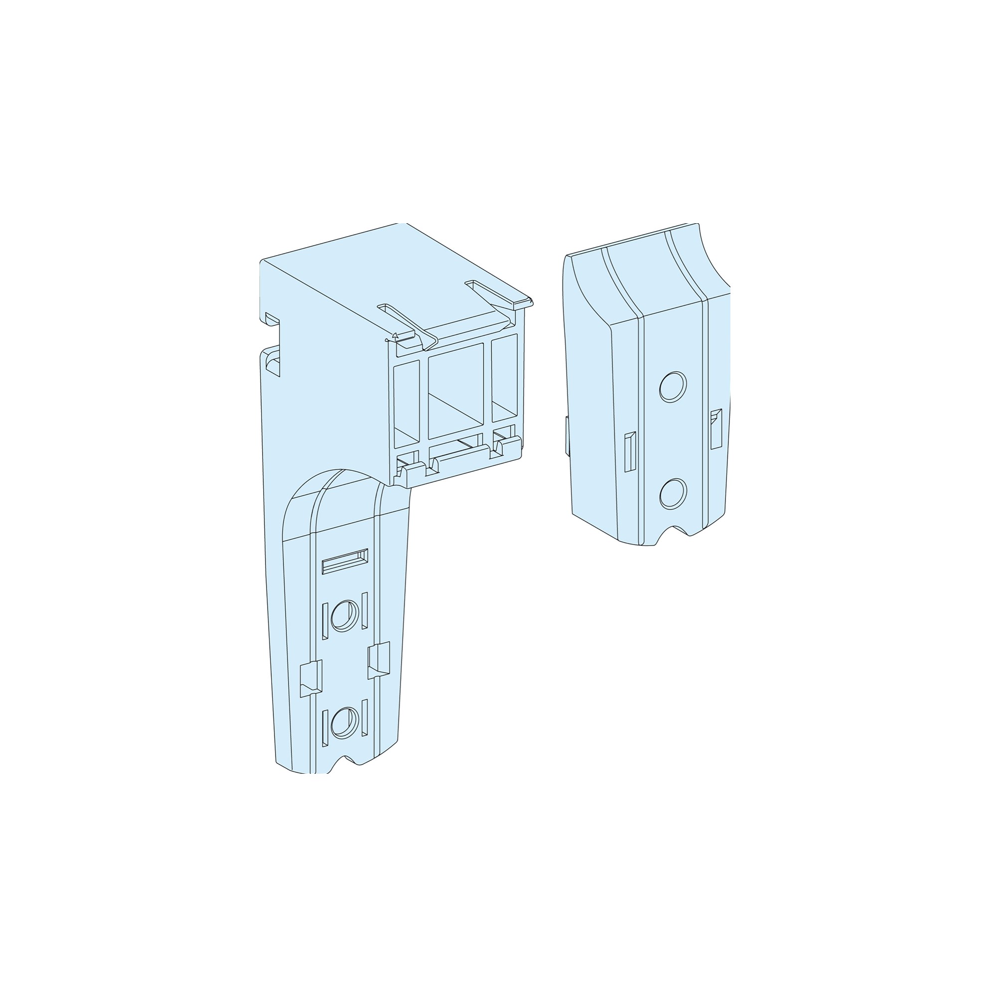 Canaleta Sup Ajustable 10Hz LVS04256 — Schneider Electric — Schneider Electric