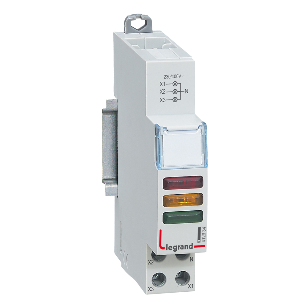 LED Rojo 400V 412934 LEX3/PILOTO 3P — Legrand — Legrand