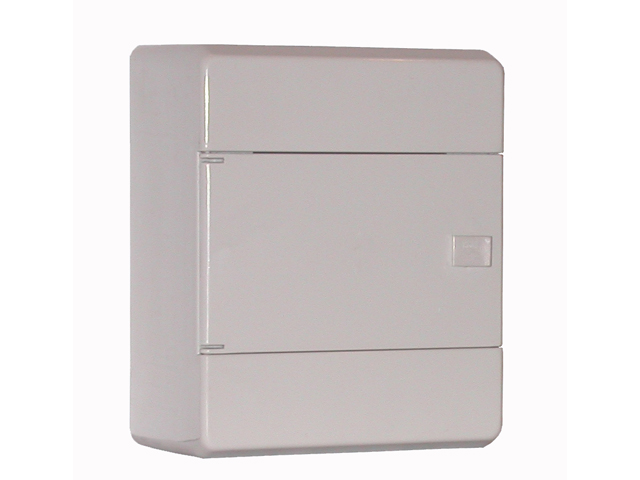 Tablero Plastico Sobreponer con Chasis, IP41, para 5 Modulos DIN Puerta NO Transparente Art. 6975-D 6975-D — Saime — Saime