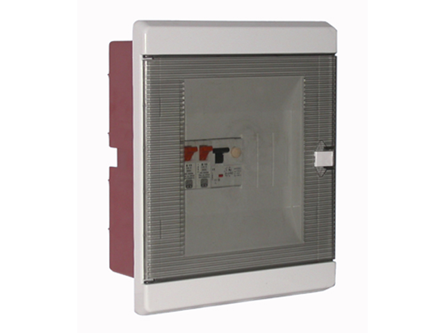 TABLERO MODULAR PLASTICO DE embutido IP40 PARA 8 MODULOS DIN PUERTA TRANSPARENTE ART. 6522-D 6522-D Saime — Saime