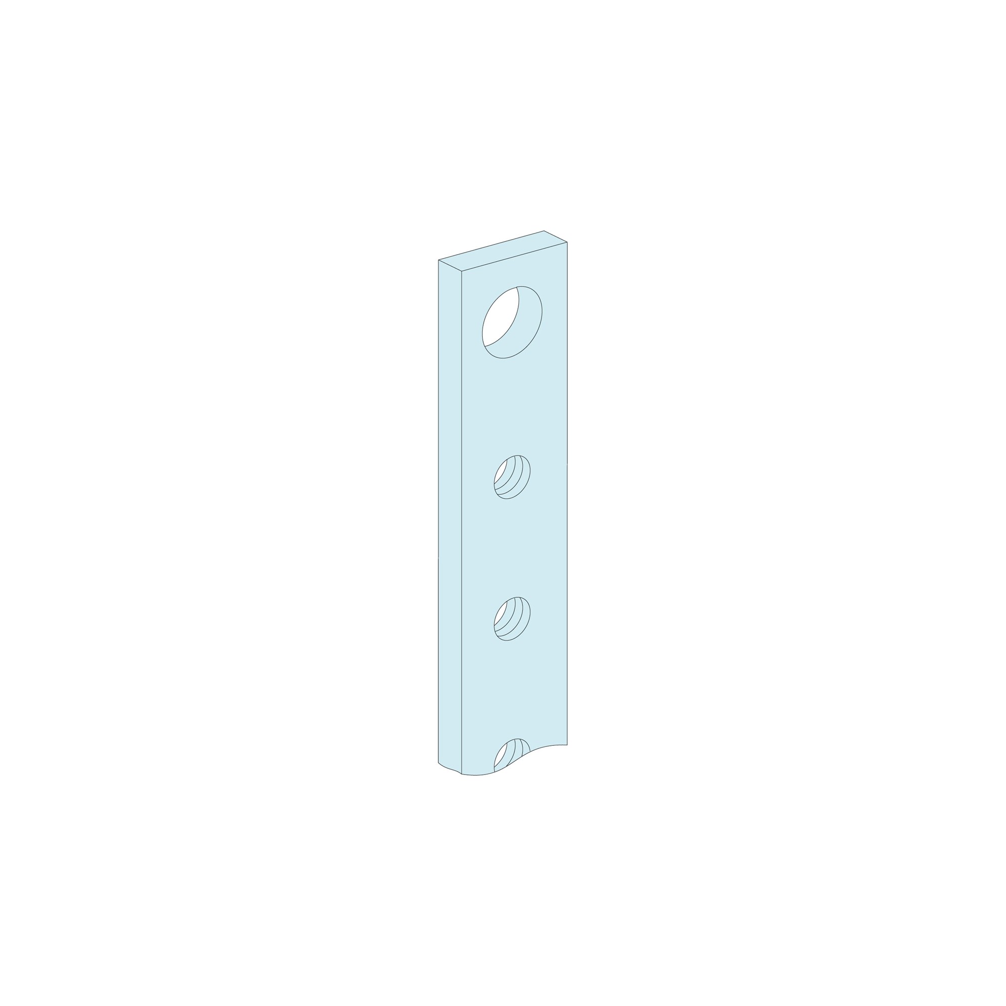 Linergy Bs 4 Barras Cu perf.160A, L=1m LVS04161 — Schneider Electric — Schneider