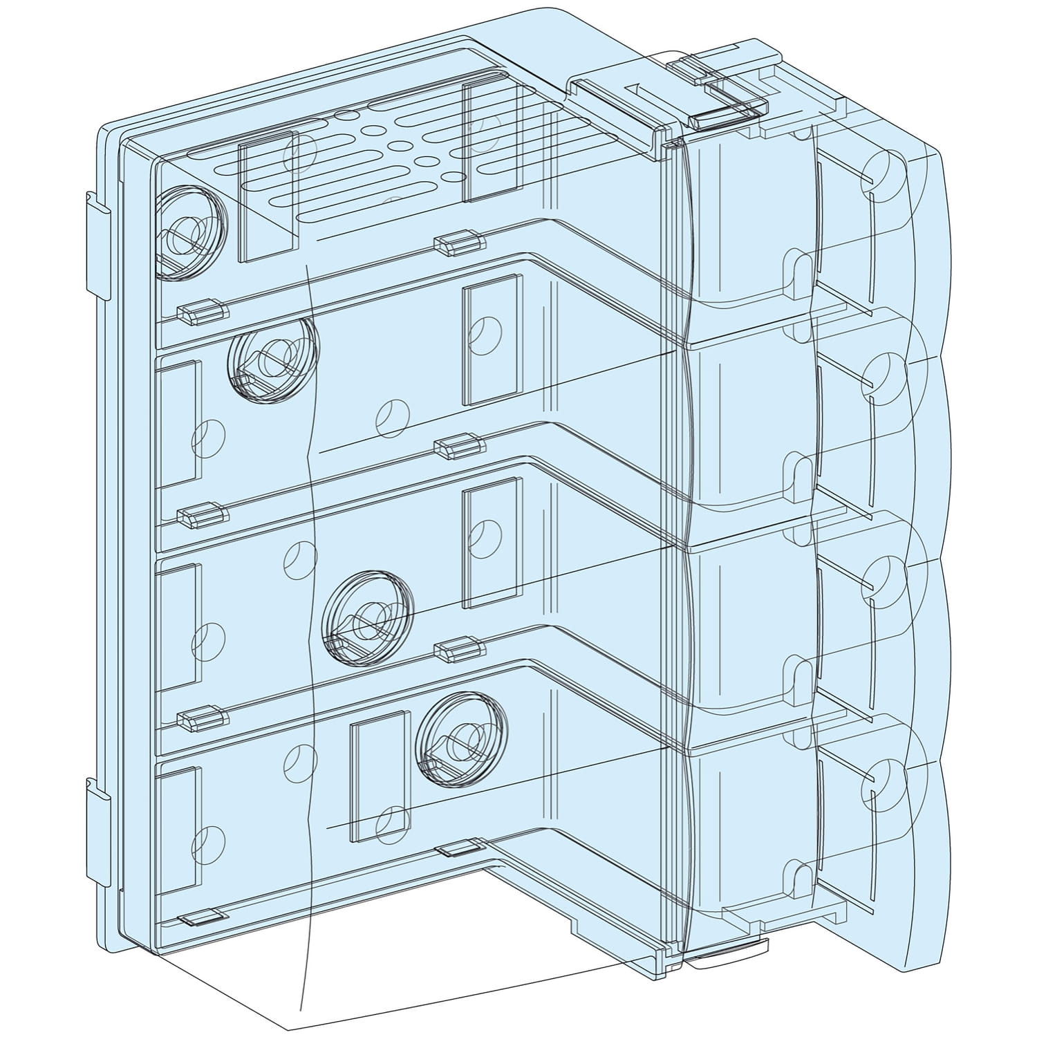Block de Fte de Poder Para Nsx/cvs/ins/inv 250 4P LVS04060 — Schneider Electric — Schneider