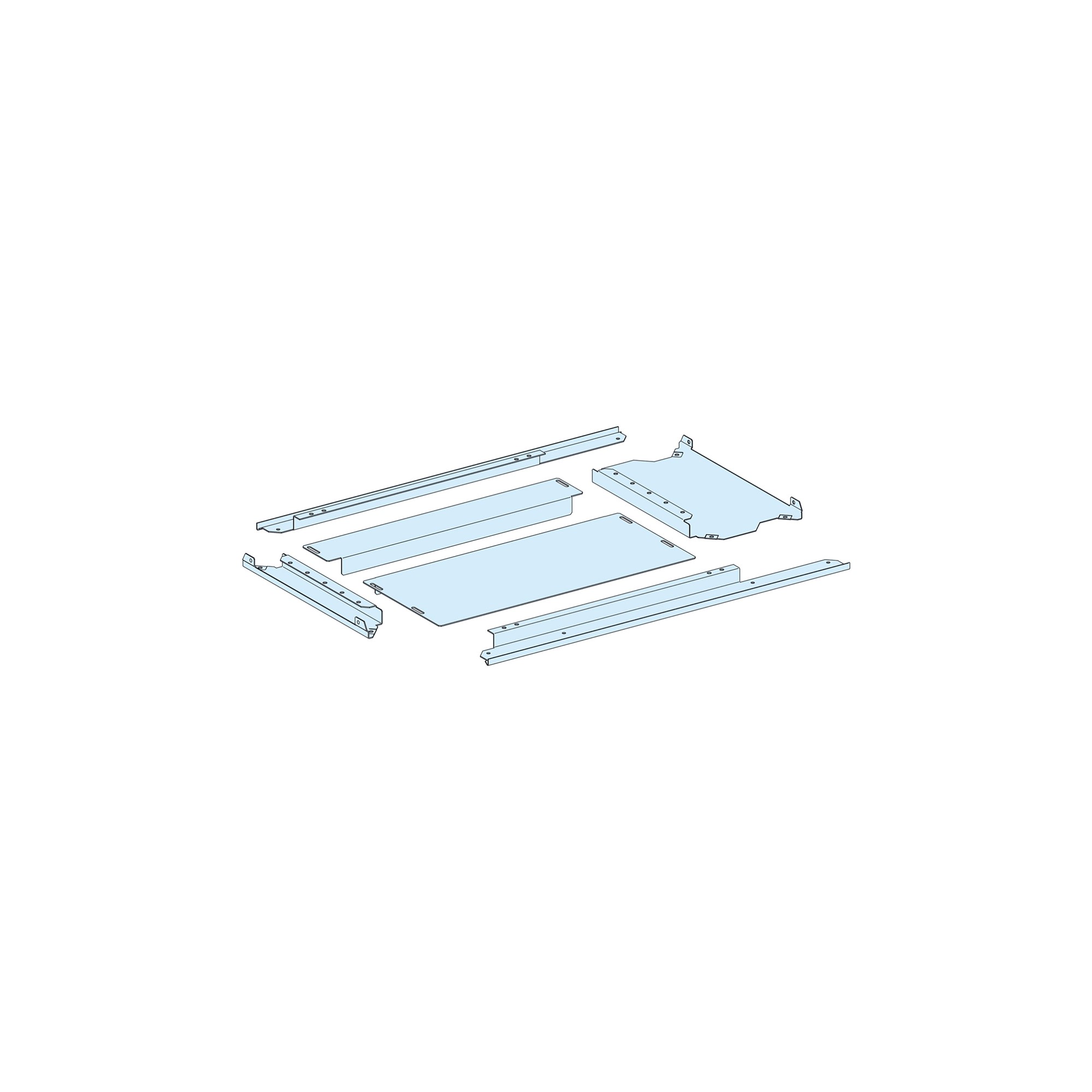Placa Para Cable Prismap IP30, 650+150X 400mm LVS08497 — Schneider Electric — Schneider Electric
