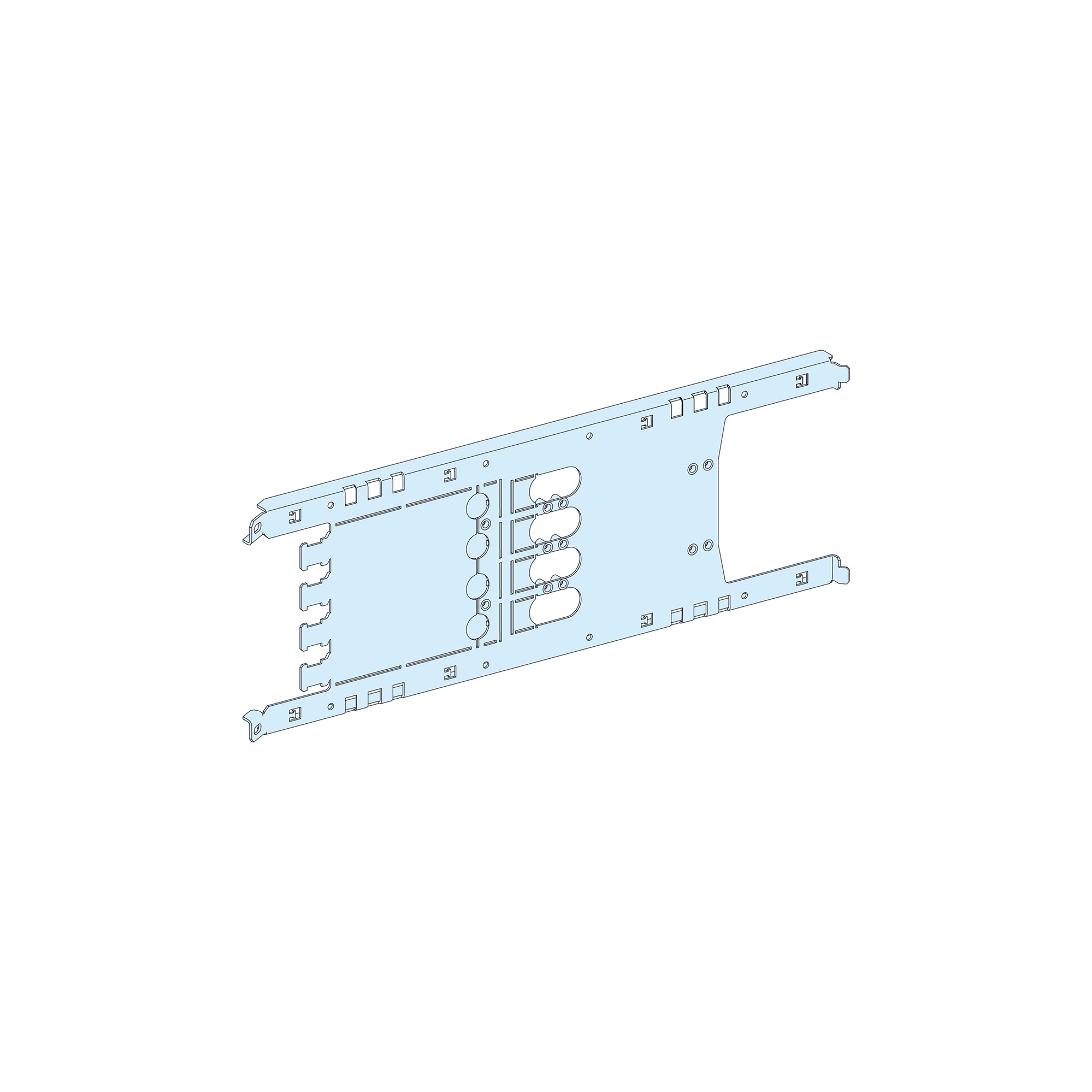 Placa Sop. P NSX-CVS250 HOR.FIJO/ZOC(4P) LVS03414 — Schneider Electric — Schneider