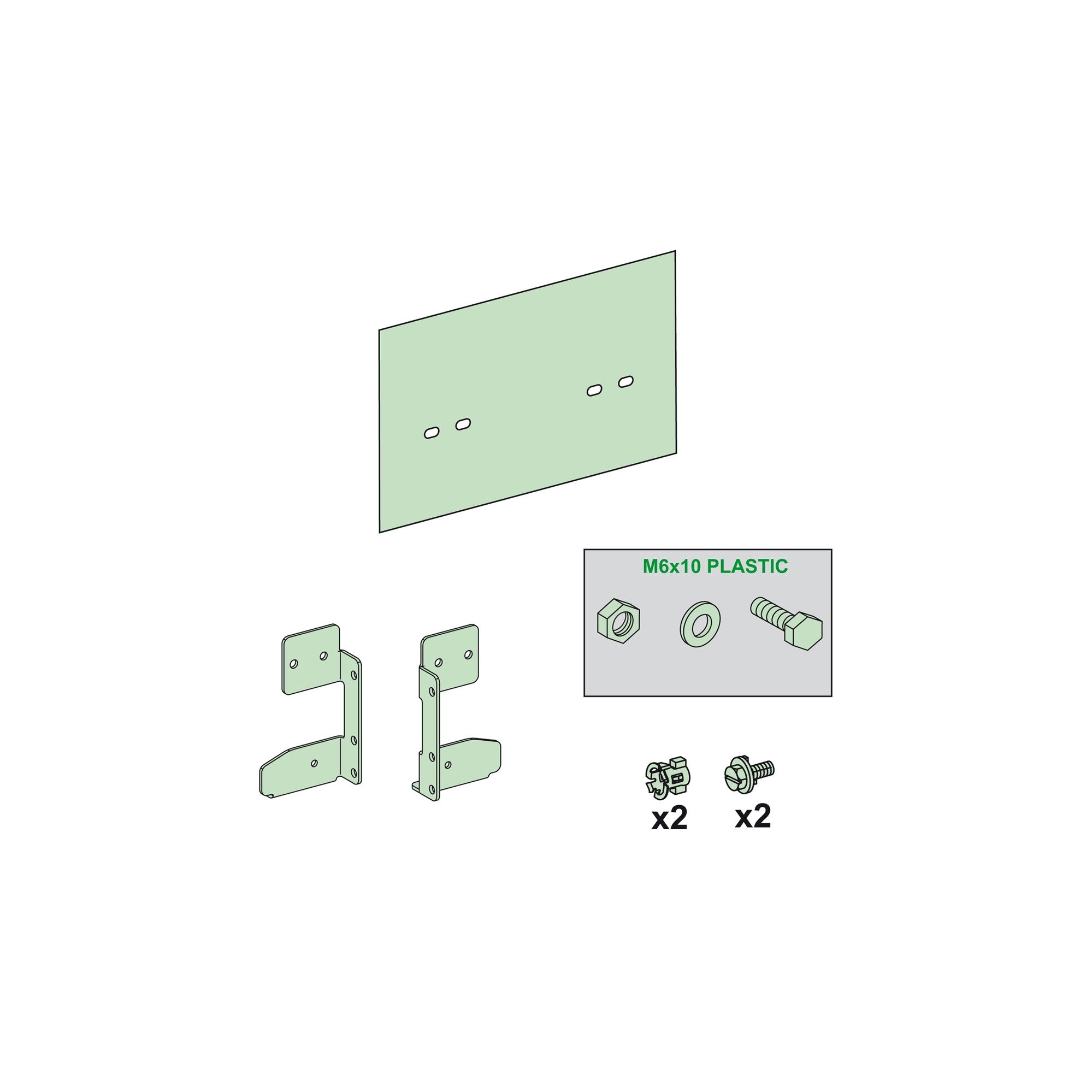 Aislante Neutro Para Lgye Horizontal M6x10 LVS04624 — Schneider Electric — Schneider