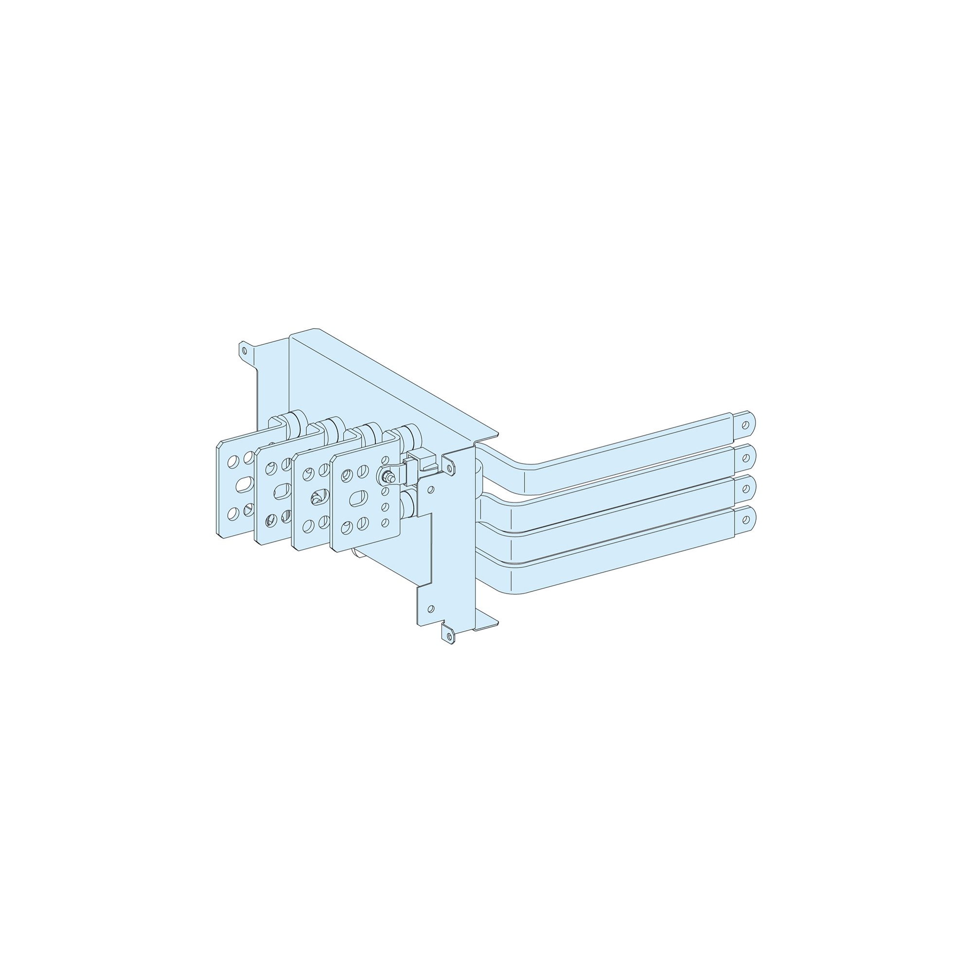Interruptor caja moldeada 4P NSX250 FIJO.MANETA.4P Schneider — Schneider