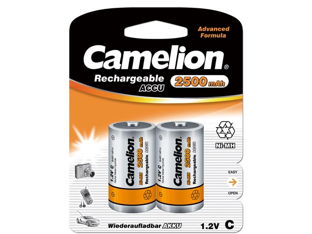 Pila Recargable C 2500mA Nimh (Par) 100601 (359601022) — Otras Marcas