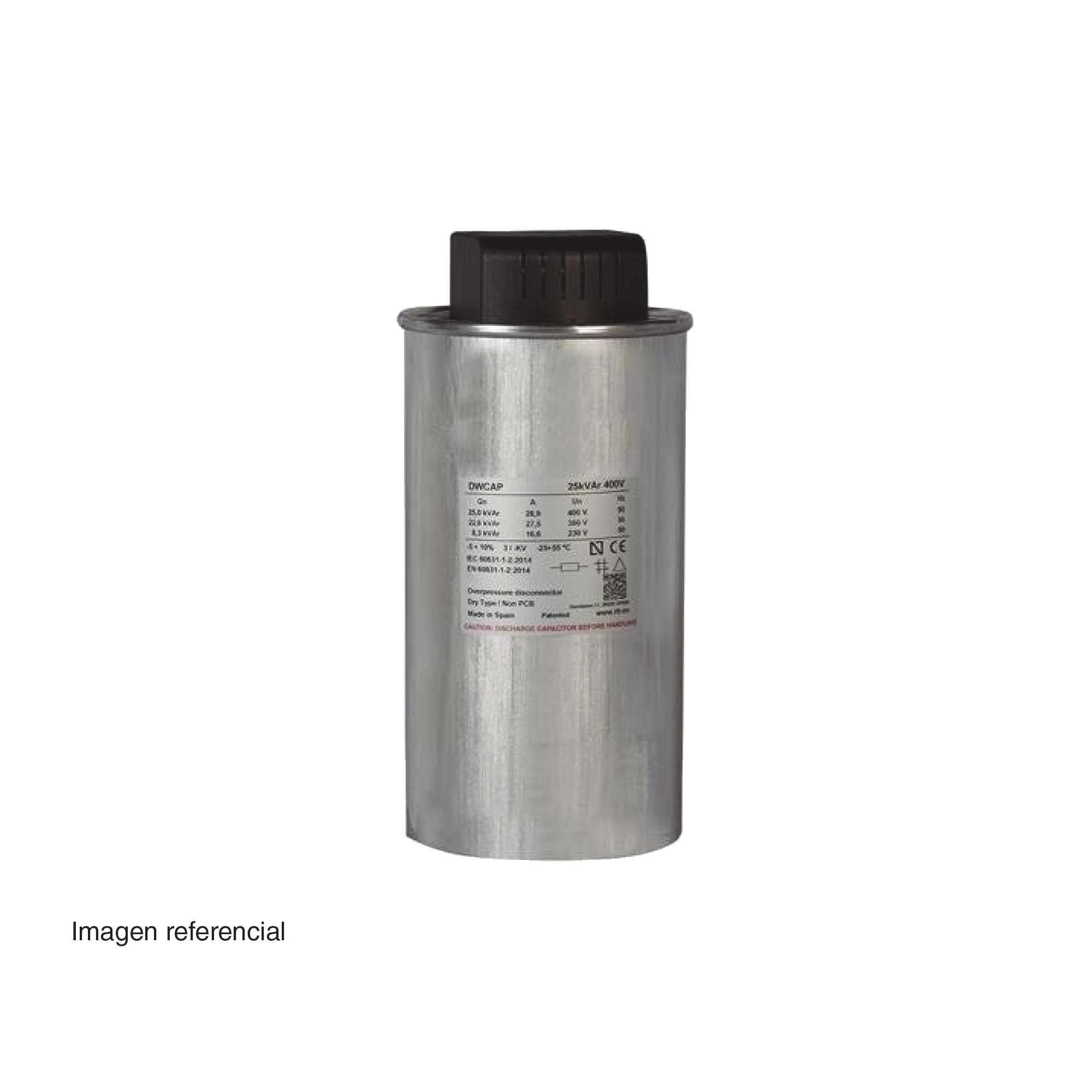 Condensador Trifasico 12.5kVAr 440V 50Hz 458106069 — FNX — FNX