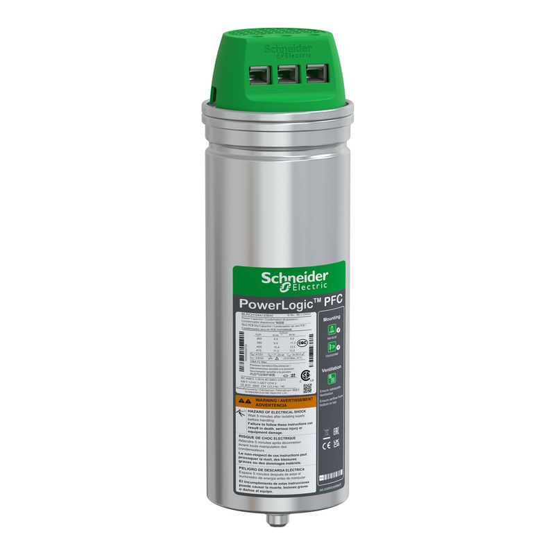 Condensador Varpluscan Heavy Duty 10kVAr - 400V BLRCH104A125B40 — Schneider Electric — Schneider Electric