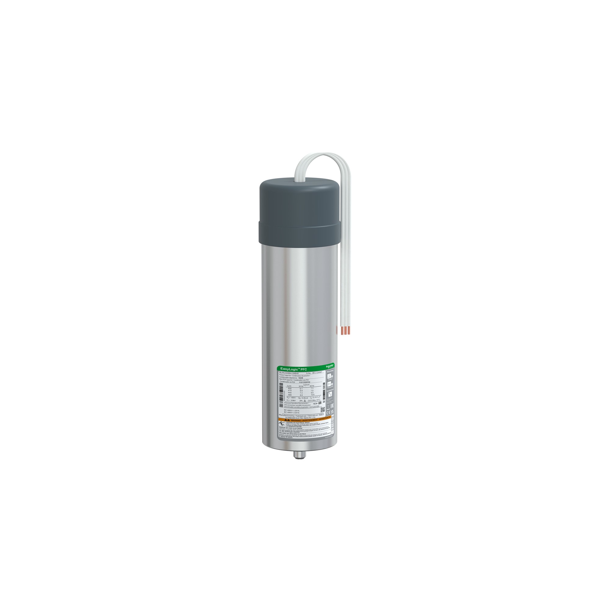 Condensador Std Duty 8.8kVAr 480V BLRCS088A106B48 — Schneider Electric — Schneider Electric