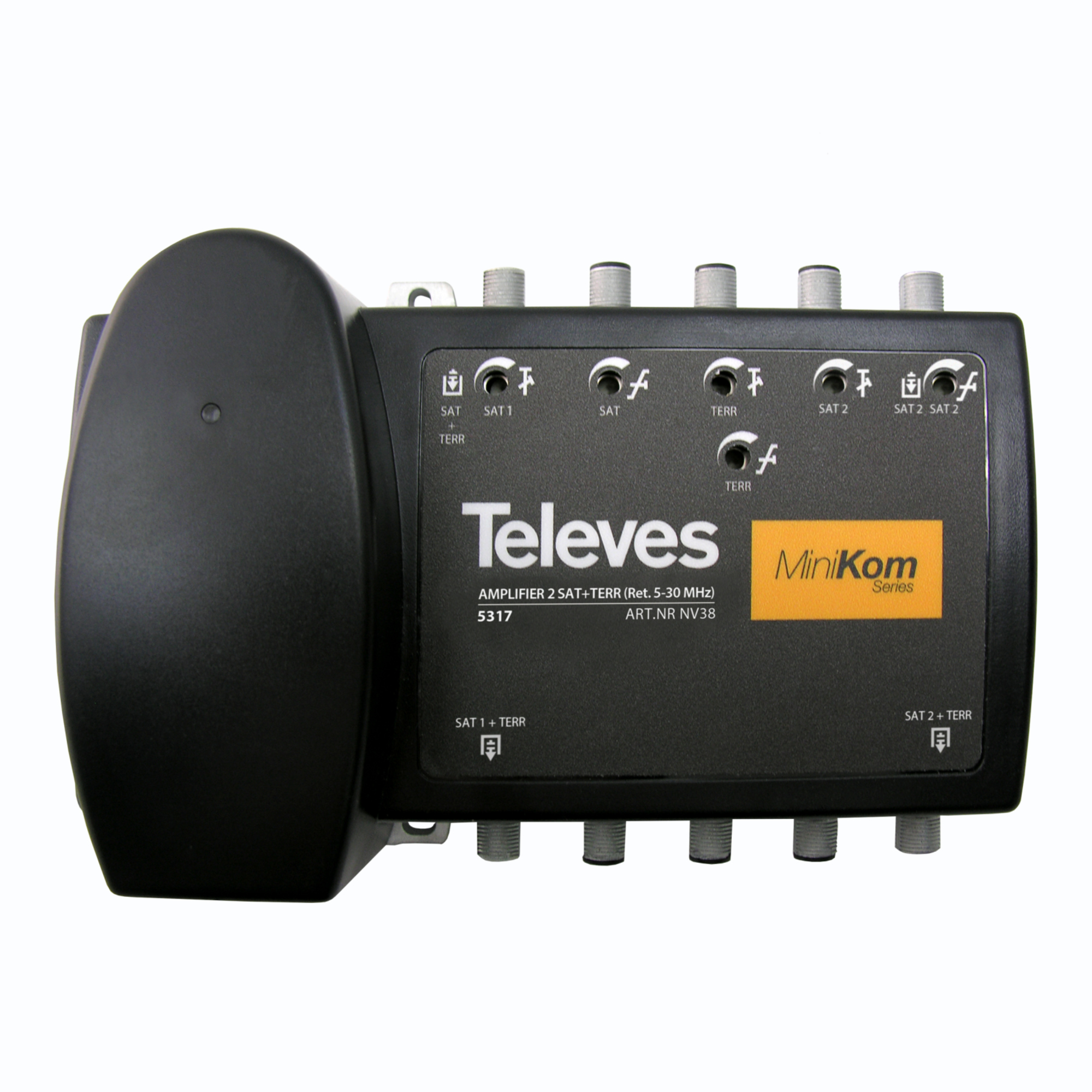 Amplificador Minikom Doble Troncal. 2E/2 5317 — Televes — Televes