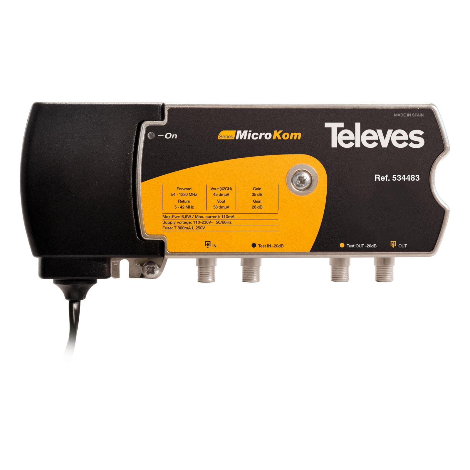 Amplificador Catv Indoor Microkom 534483 — Televes — Televes
