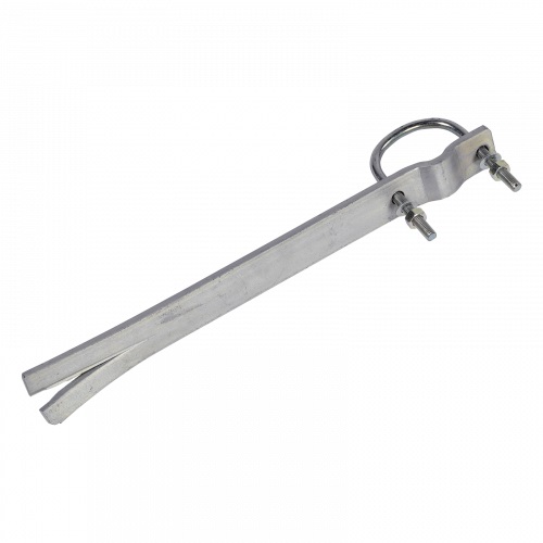 Soporte Mastil I Zinc+rpr. Empotrable. L 2405 — Televes — Televes