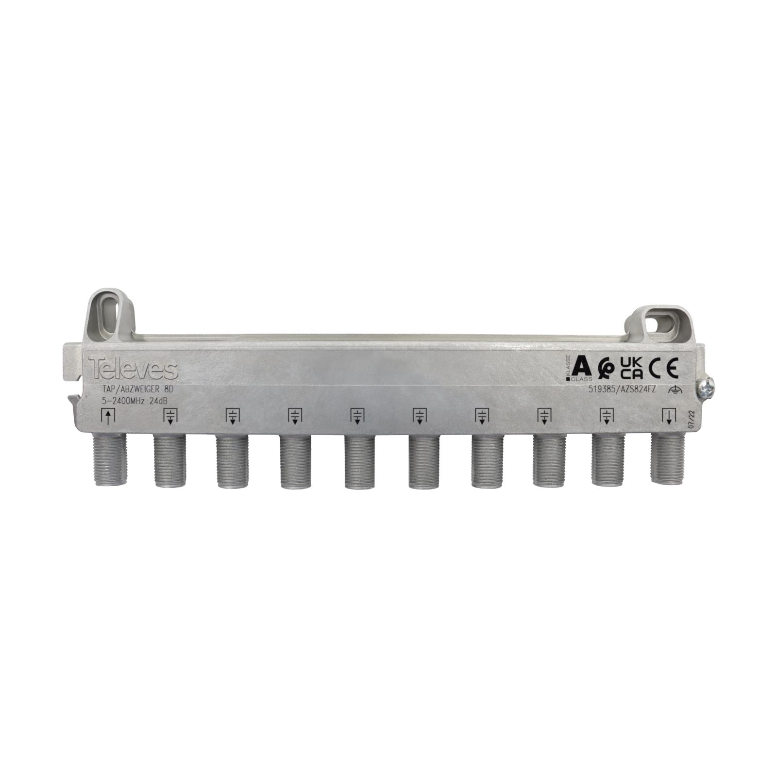 Derivador 5-2400MHz F 8D 25DB Interior (B -Plantas 4-6) 519385 — Televes — Televes