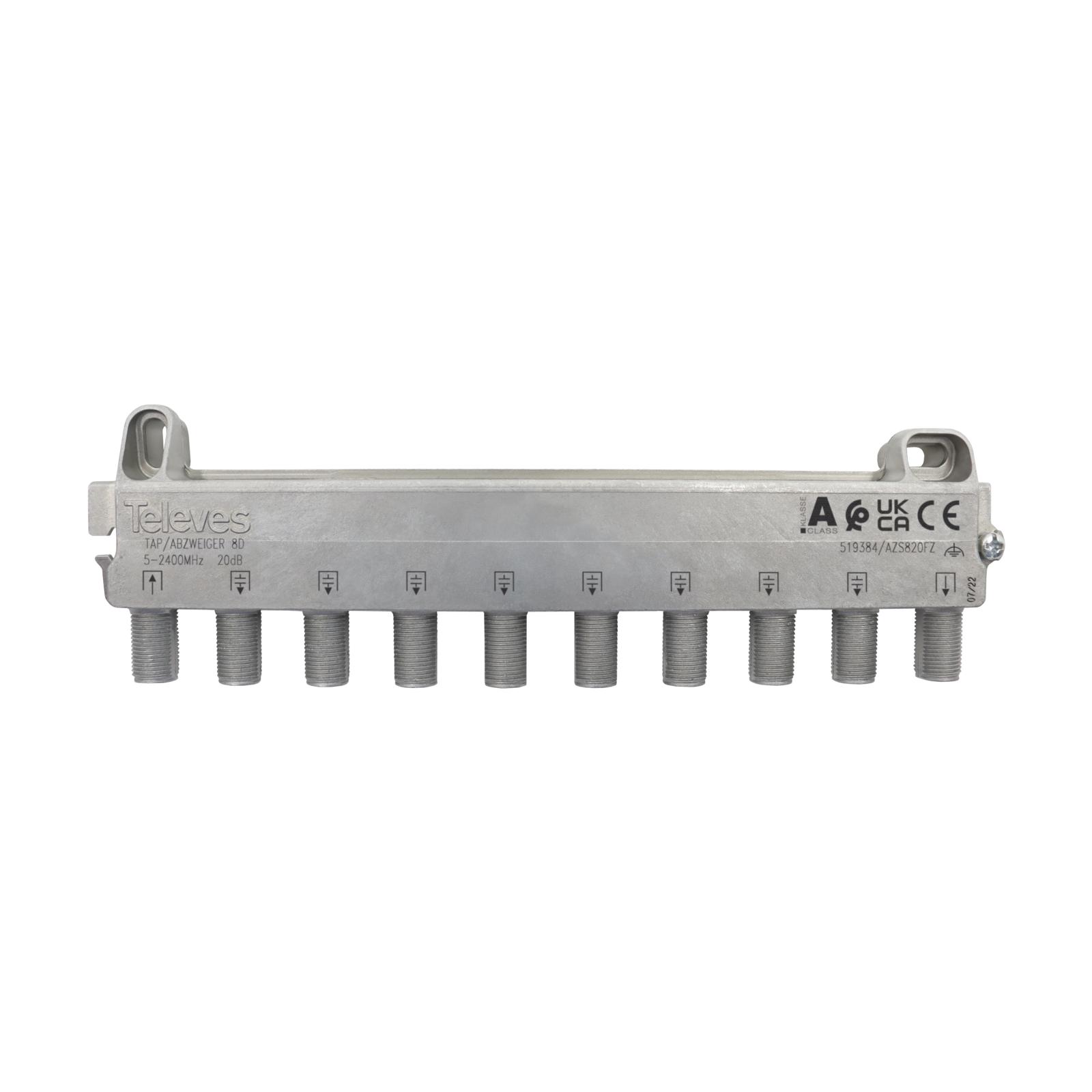 Derivador 5-2400MHz F 8D 20DB Interior (Ta -Planta 1) 519384 — Televes — Televes