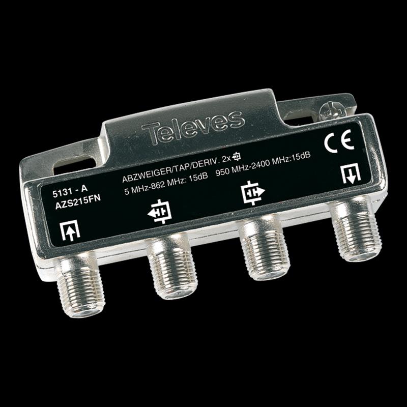 Derivador 5-2400MHz F 2D 15DB Interior ( 5131 — Televes — Televes