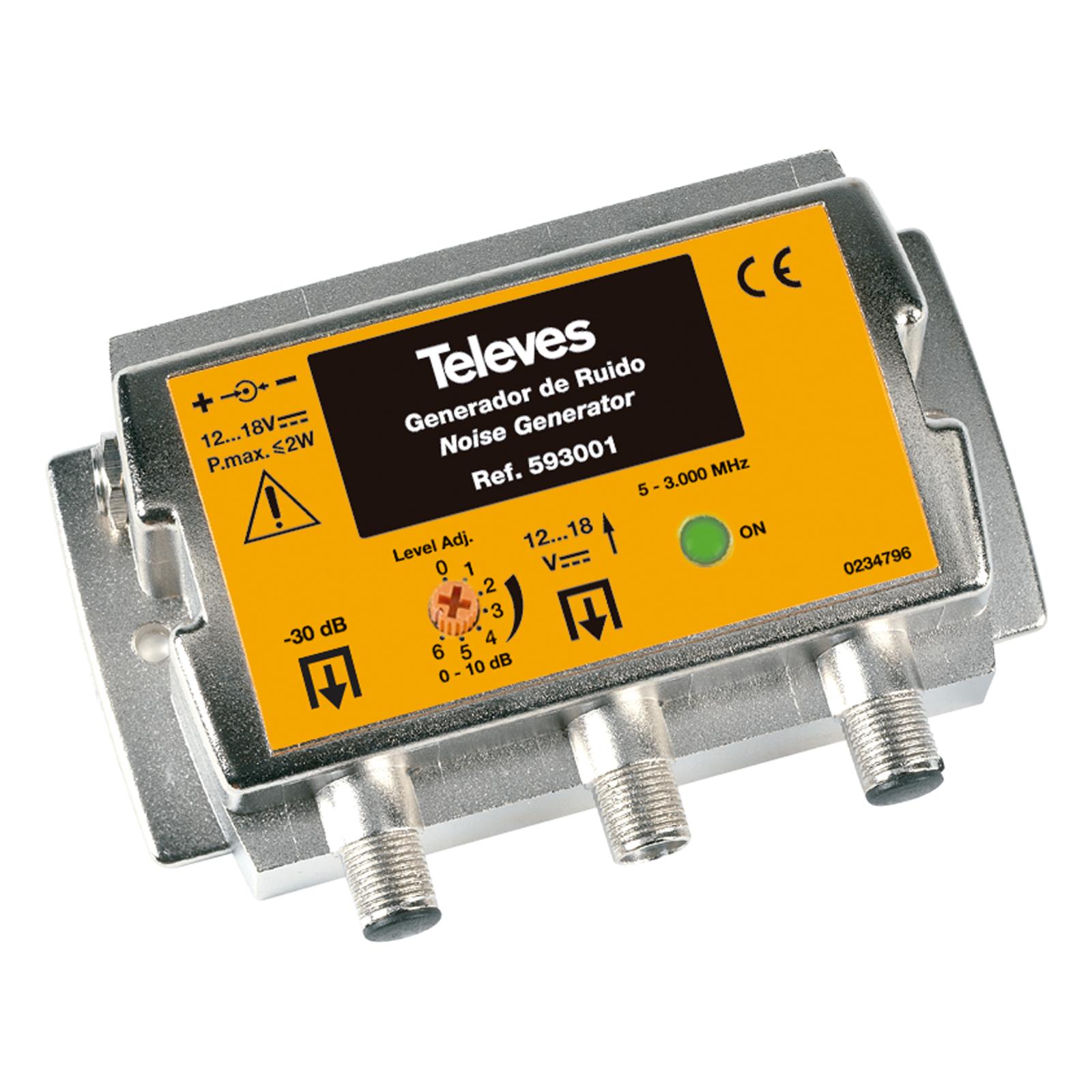 Simulador de Fi y Generador de Ruido 5-3000MHz 593001 — Televes — Televes