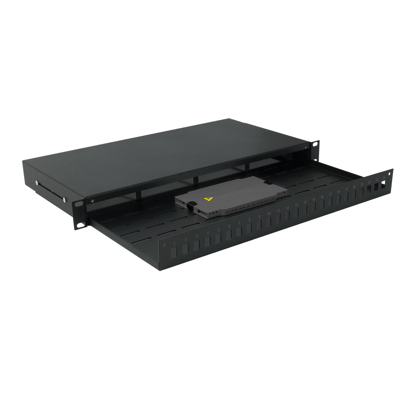 Bandeja Fo Rack 19 1U - 24 Conectores Sc 533152 — Televes — Televes