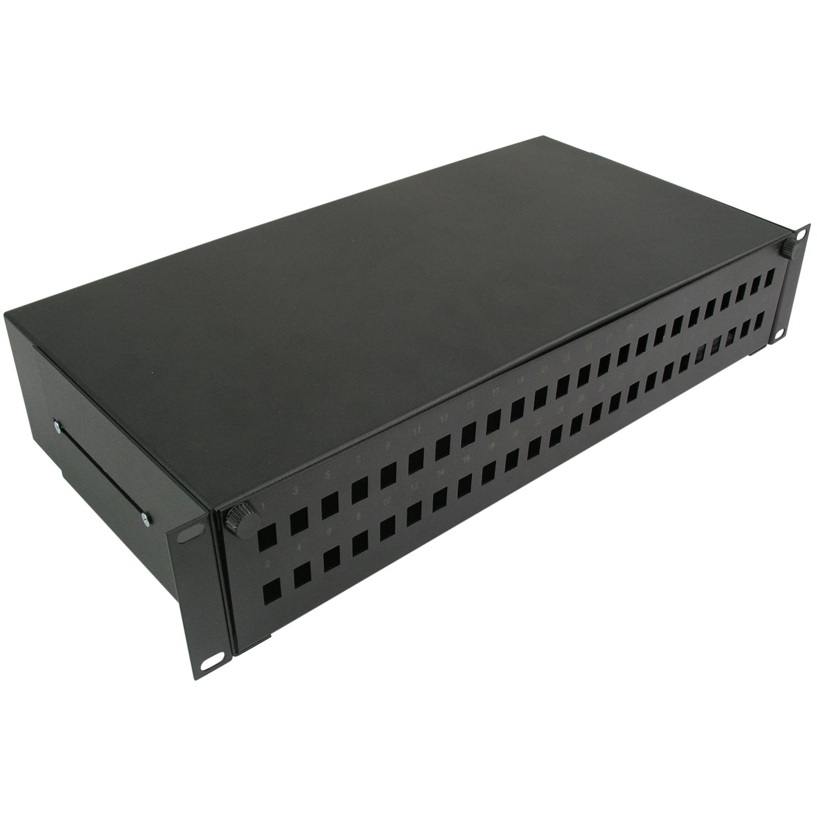Bandeja Fo Rack 19 2U - 48 Conectores Sc 533157 — Televes — Televes