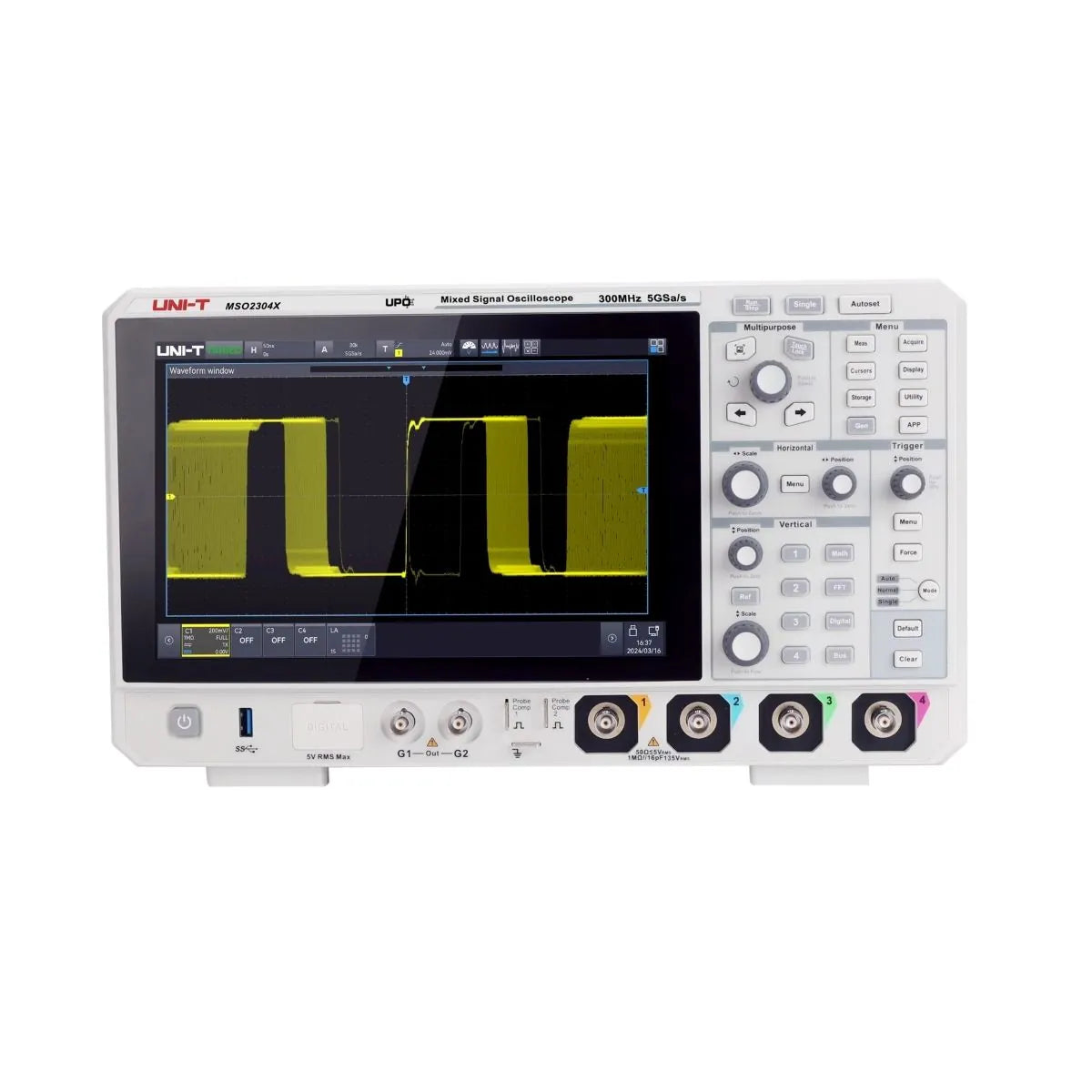 Osciloscopio Profesional 9 en 1 MSO2104X (30184-1)