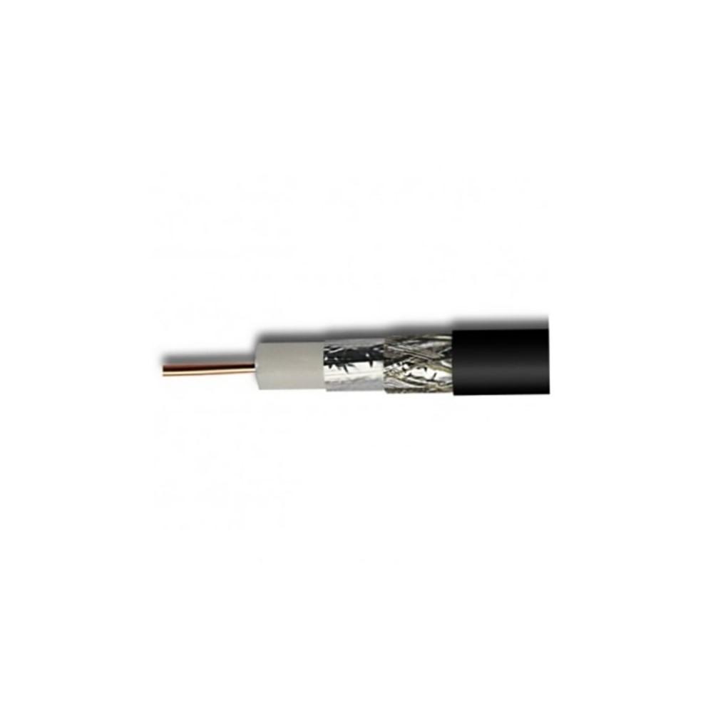 Cable Coaxial RG-6 95% R/100m Negro (21704-2)