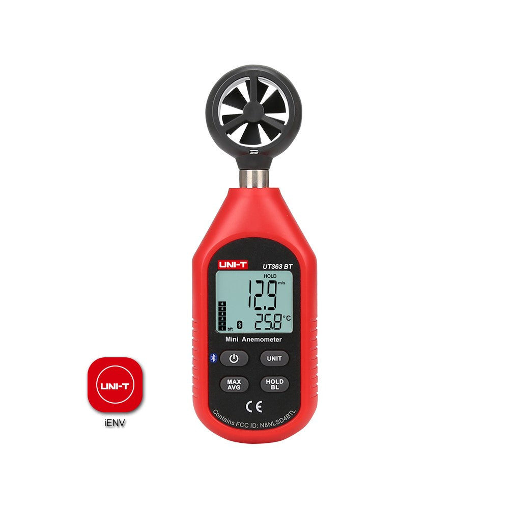 Mini Anemómetro Digital UT363 BT (Versión Bluetooth) (30113-2)