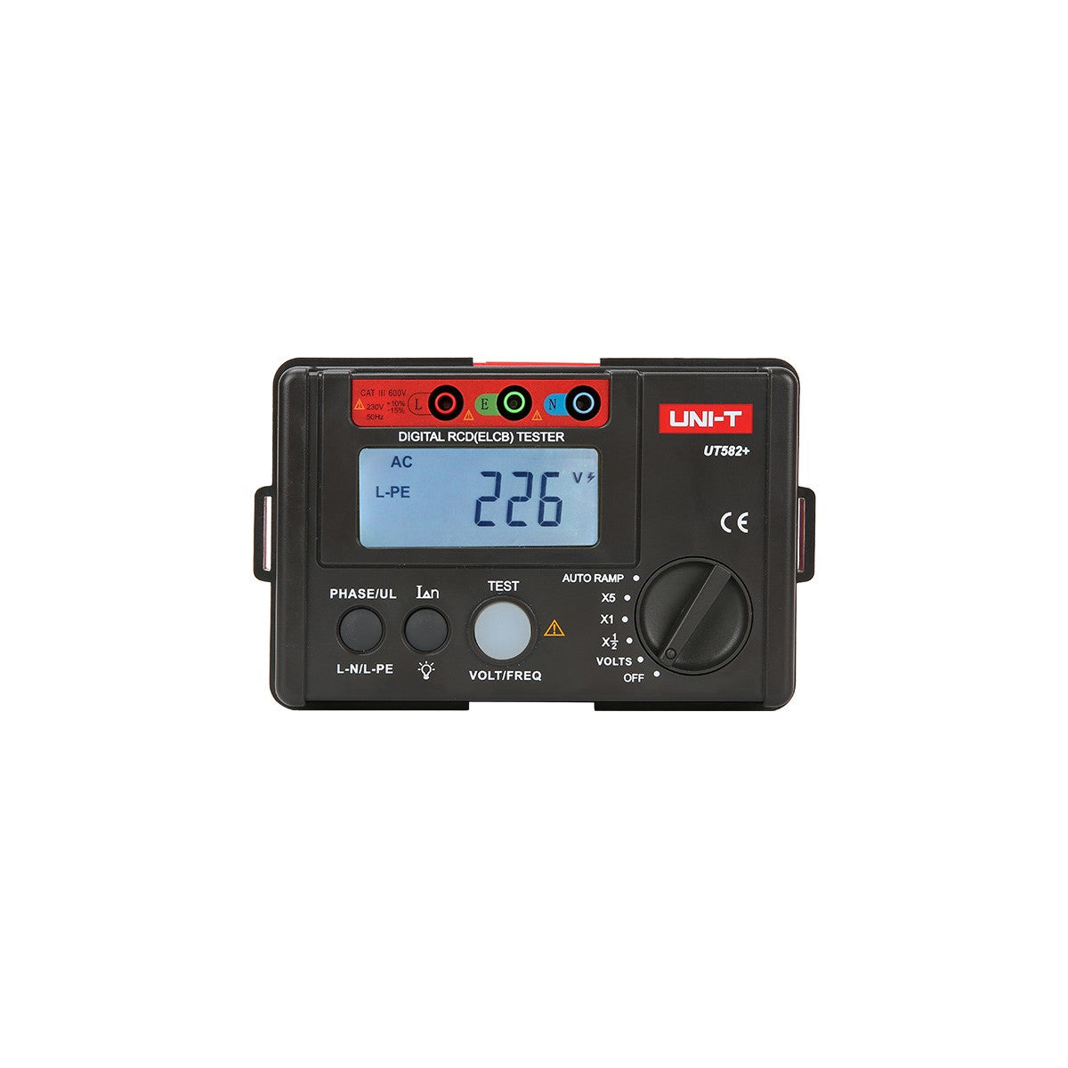 Probador de Interruptor de Protección Contra Fugas UT582+ (30106-K)