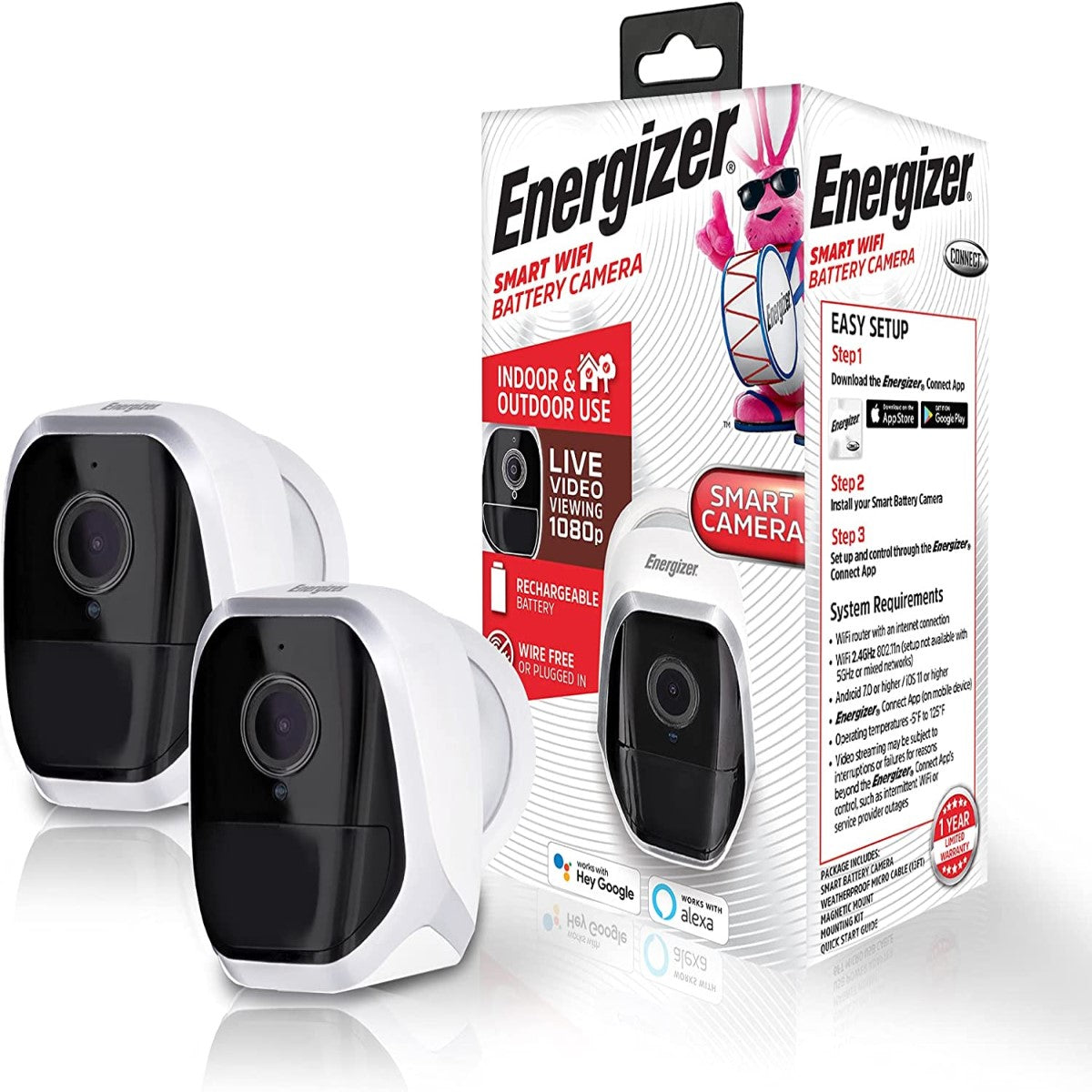Camara Energizer Full Hd Impermeable + Wifi (30169-8)