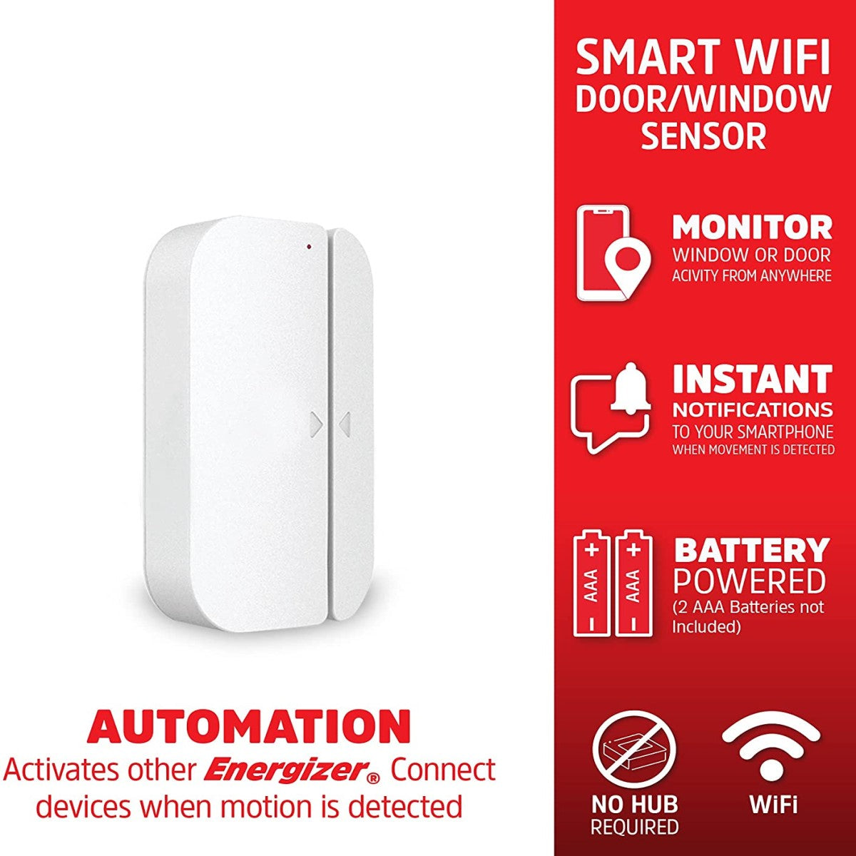Sensor de Movimiento Inteligente para Puerta y Ventanas (30165-5)