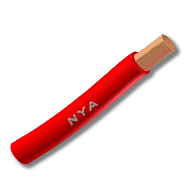 Alambre H07V (Nya) 1.5mm Rojo 102827 (Rollo 100 Mts) — CACG