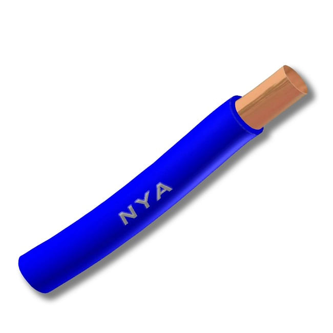 Alambre H07V (Nya) 2.5mm Azul 102833 (Rollo 100 Mts) — CACG