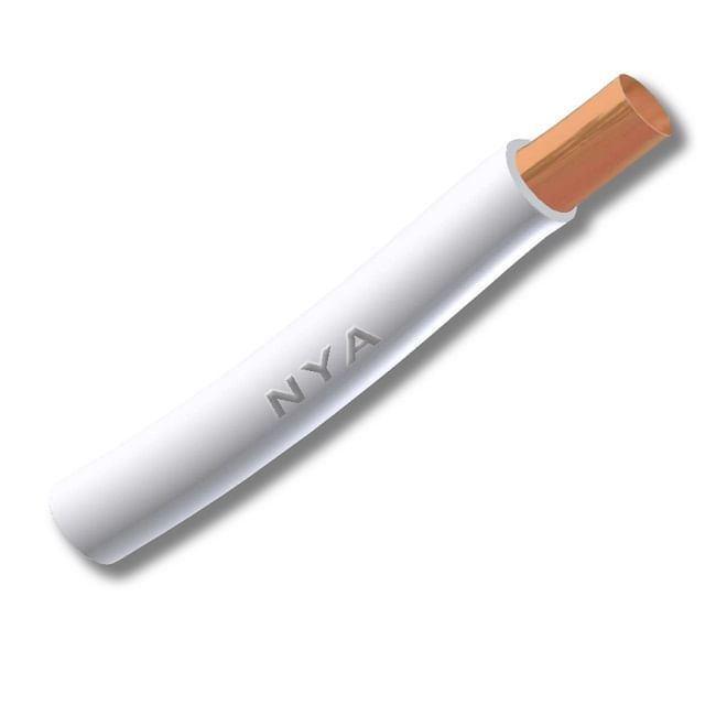 Alambre H07V (Nya) 2.5mm Blanco 102836 (Rollo 100 Mts) — CACG