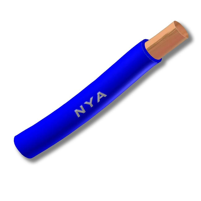 Alambre H07V (Nya) 4mm Azul 102848 (Rollo 100 Mts) — CACG