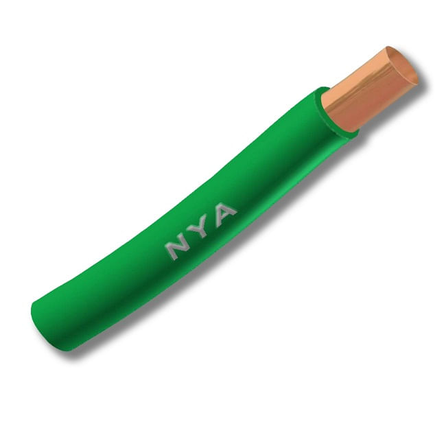 Alambre H07V (Nya) 4mm Verde 102860 (Rollo 100 Mts) — CACG