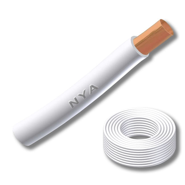 Alambre H07V (Nya) 1.5mm Blanco 102921 (Rollo 100 Mts) — CACG