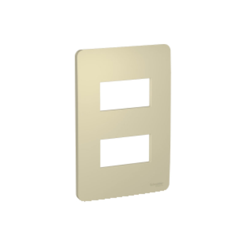 Placa 2 Puestos Horizon Gold Orion S730121234 (108839) — SCHNEIDER ELECTRIC