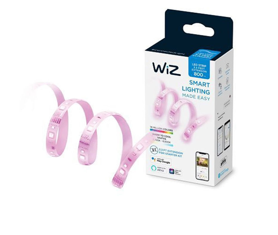 Extension Cinta LED Philips Wiz 20W 16 Millones de Colores Wifi/bluetooth (1 Metro) (111717) — Philips