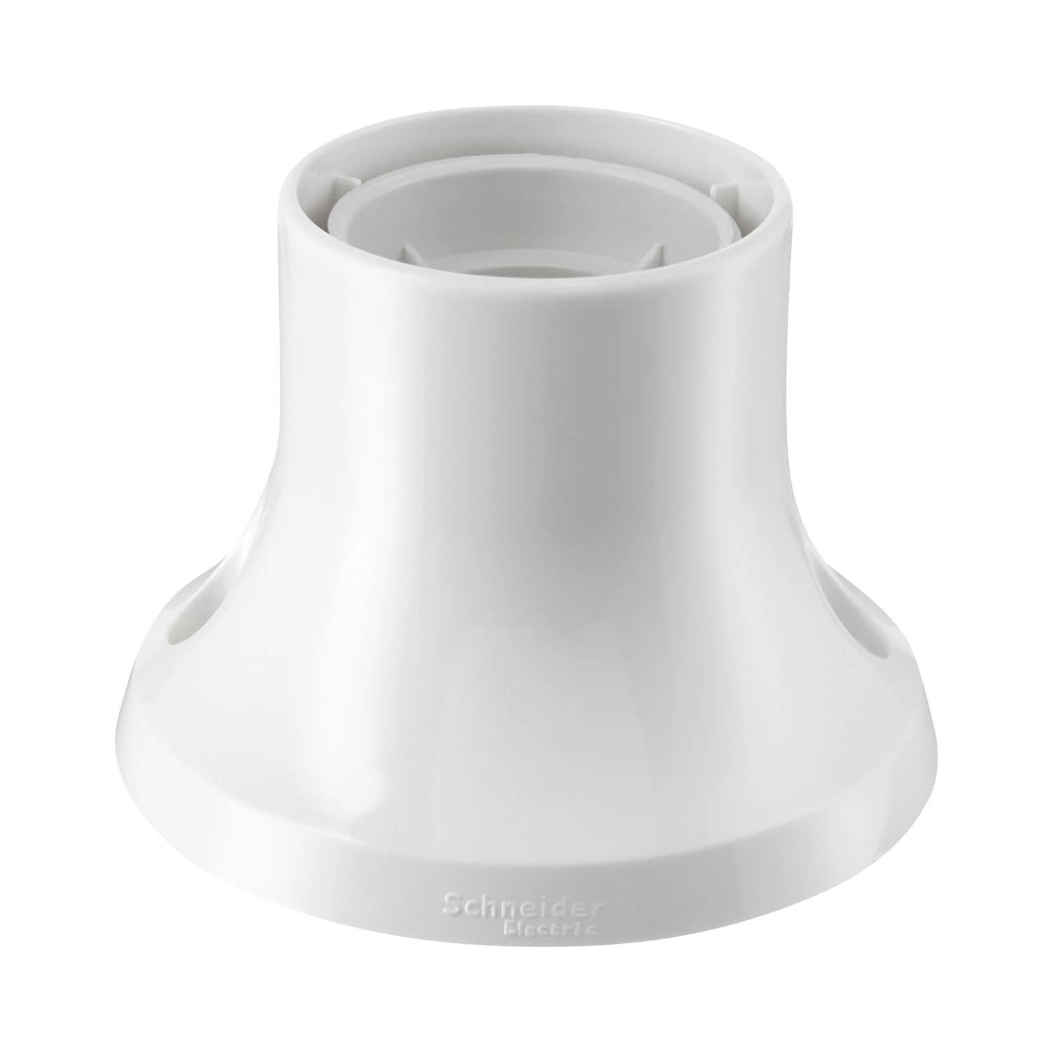 Base Recta E27 Blanca Bakelita MWD070360050 — Schneider Electric — SCHNEIDER ELECTRIC
