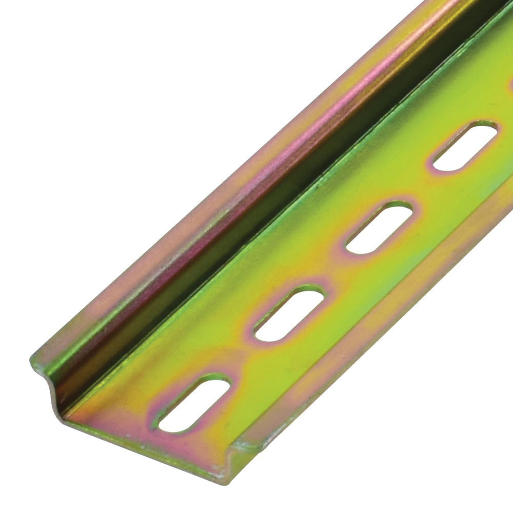Riel DIN Tipo Omega Perforado 1MT Zincado 3563575 Lexo (125420) — LEXO