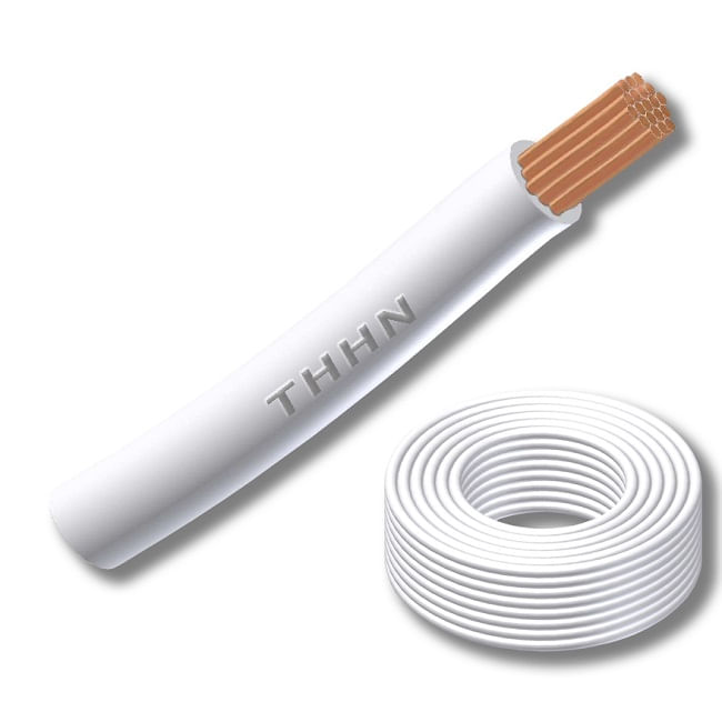 Cable Thhn 14AWG Blanco 125775 (Rollo 100 Mts) — CACG