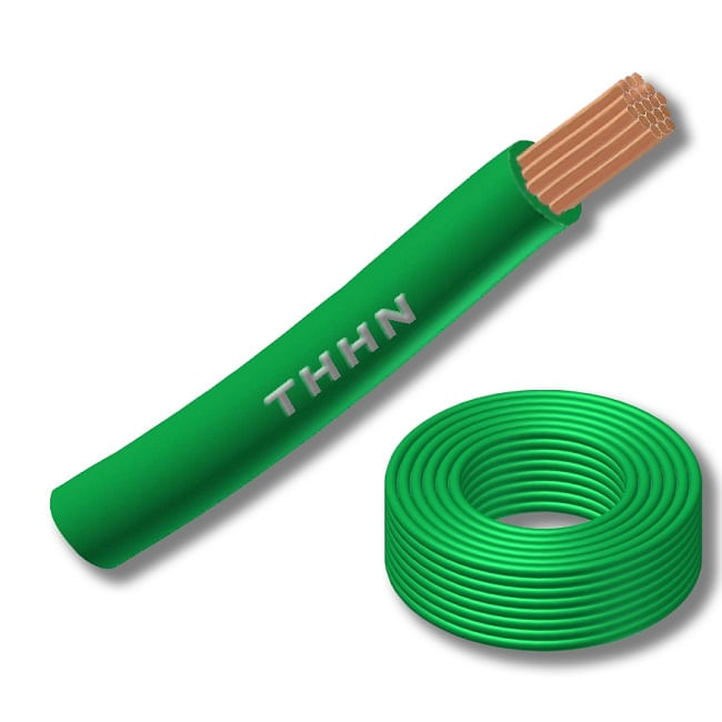 Cable Thhn 14AWG Verde 125778 (Rollo 100 Mts) — CACG