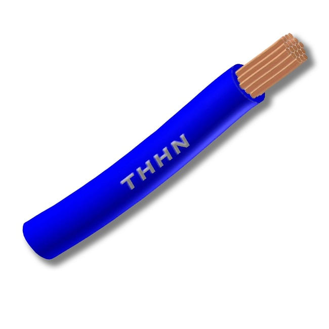 Cable Thhn 6AWG Azul 125833 (Rollo 100 Mts) — CACG