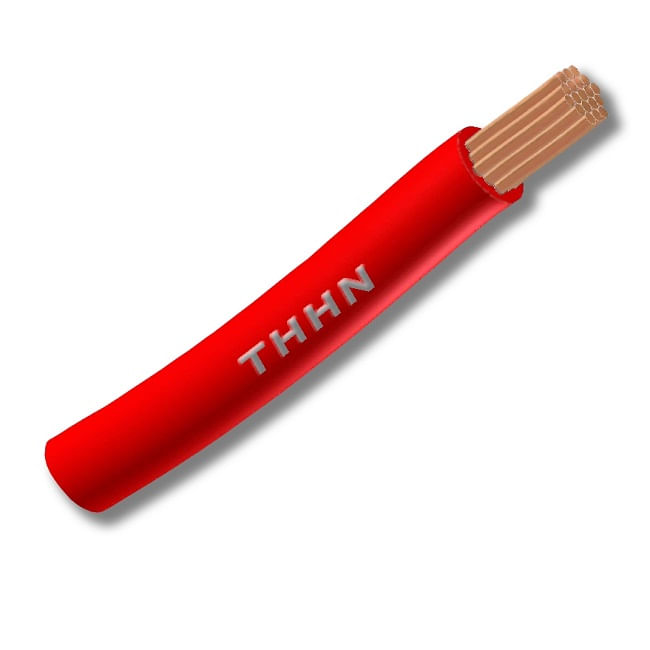 Cable Thhn 6AWG Rojo 125838 (Rollo 100 Mts) — CACG