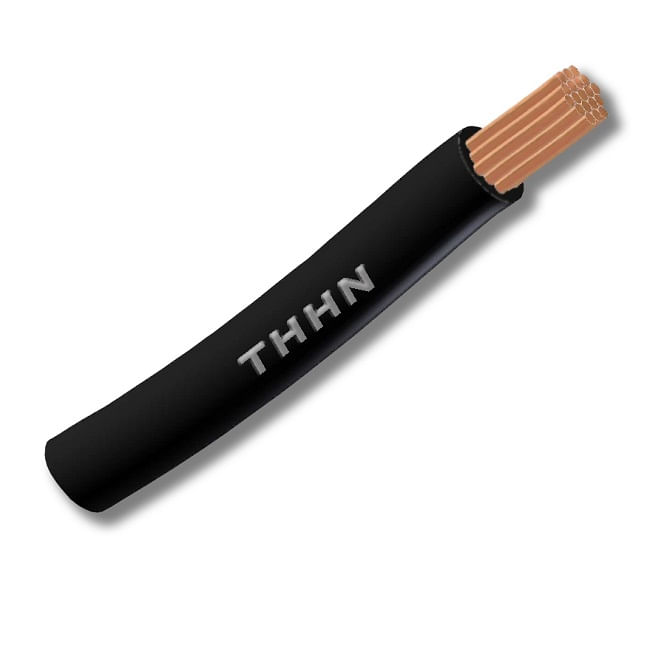 Cable Thhn 4AWG Negro 125850 (Rollo 100 Mts) — CACG