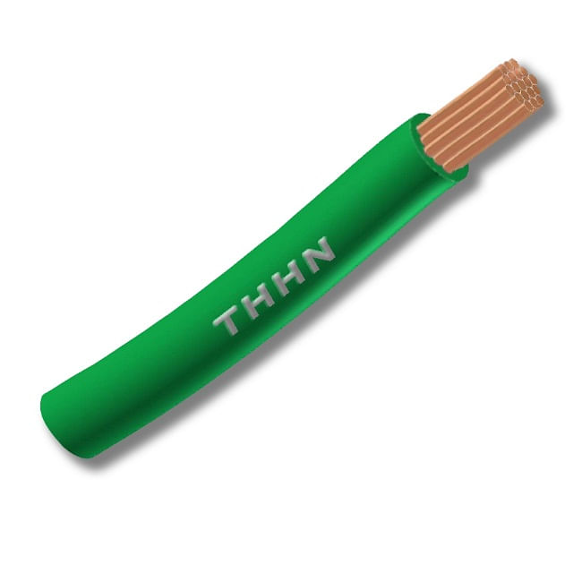 Cable Thhn 14AWG Verde 125878 (Rollo 100 Mts) — CACG