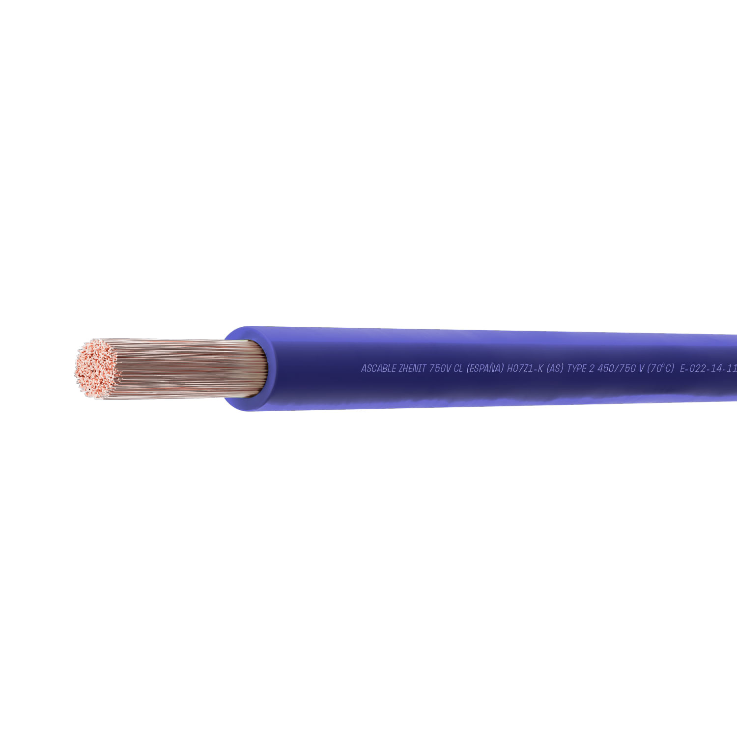 Cable Libre de Halógenos H07Z1-K 1.5mm (Rollo 100 Metros) (125905) — Ascable