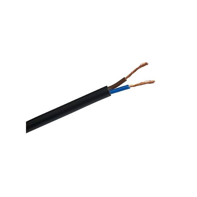Cordon PVC 2x0.75mm 500V (Ne) H05VV-F 130834 (Rollo 100 Mts) — CACG