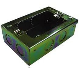 Caja Chuqui Metalica 118x76x40mm Pregalvanizada (133270) — FEGE