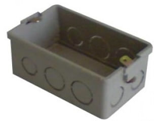 Caja PVC Embutir 5/8″ Con Inserto Metalico Para Tabique Gris 12 Salidas (134011) — FEGE