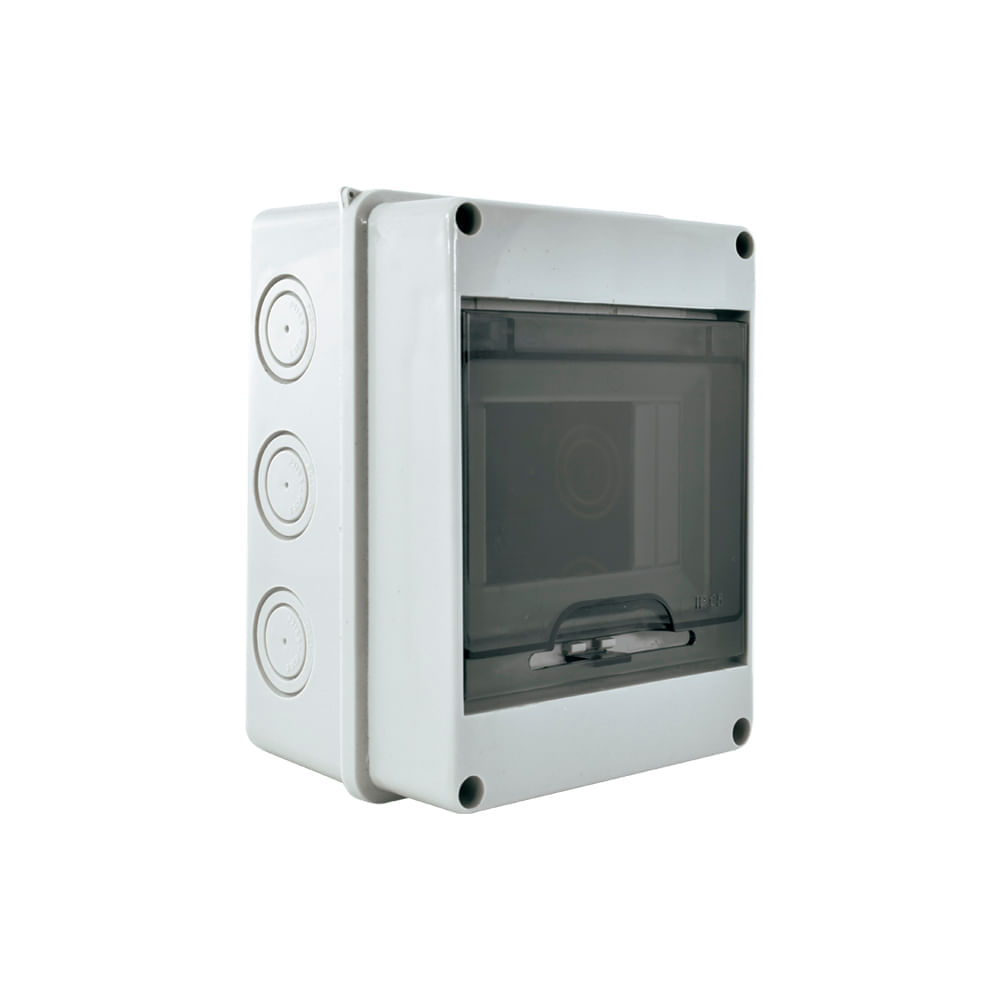 Tablero Sobrepuesto PVC 5 Modulos IP65 C/ Tapa Humo 5395505 Lexo (135211) — LEXO